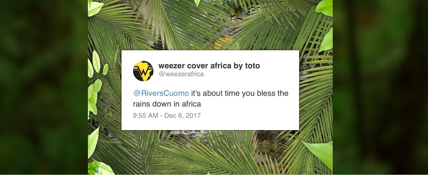 COVER: WEEZER – AFRICA (TOTO)